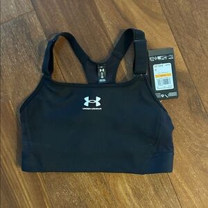 Under Armour Black Compression High Support Sports Bra  - NWT